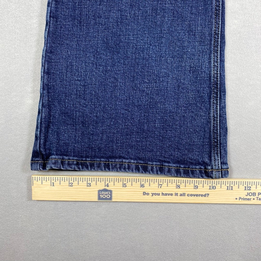 Wrangler High Rise Fierce Flare Jeans Womens 2x30 Blue Denim Retro Western 70s - Picture 10 of 13